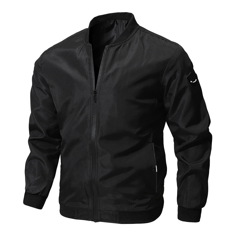 Spring And Autumn Casual Solid Color Men's Coat Spring And Autumn Casual Solid Color Men's Coat