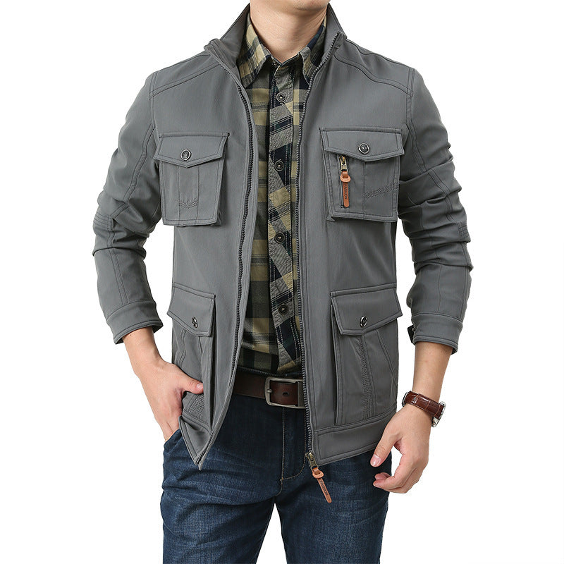 Fashion Work Clothes Men's Leisure Windproof Jacket Fashion Work Clothes Men's Leisure Windproof Jacket