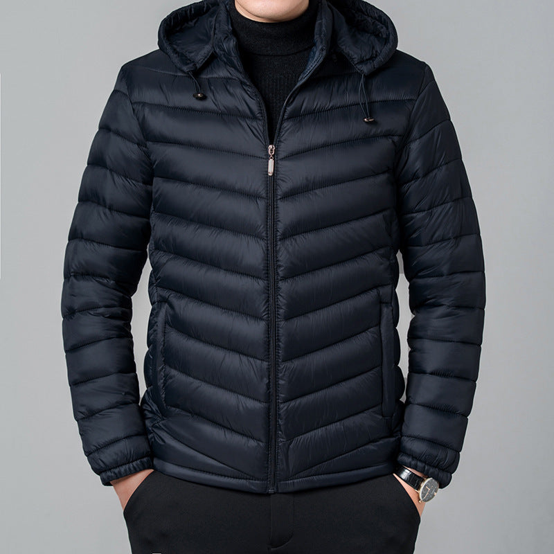 Cotton Coat Thin Silk Cotton Men's Outfit Cotton Jacket Double-sided Wear Cotton Coat Thin Silk Cotton Men's Outfit Cotton Jacket Double-sided Wear