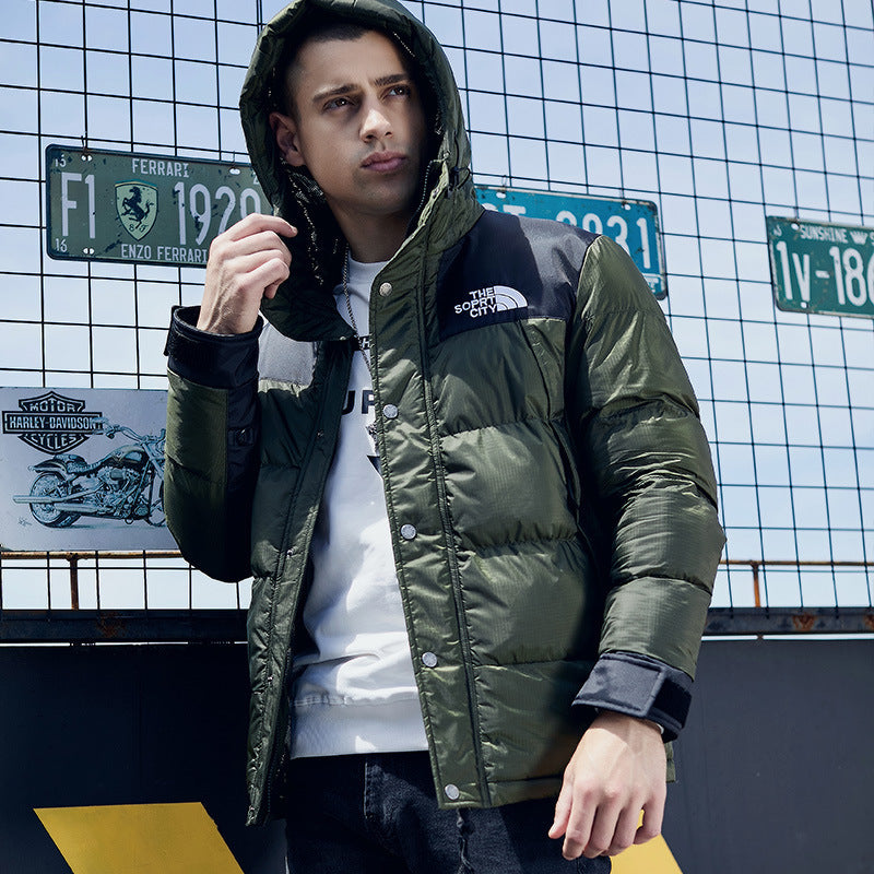 Loose Casual Thick Down Padded Jacket Men Loose Casual Thick Down Padded Jacket Men