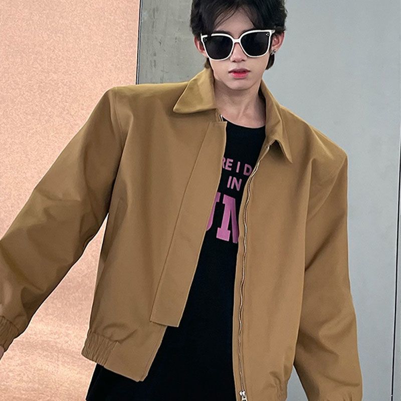 Brown Lapel Jacket Coat For Women Brown Lapel Jacket Coat For Women