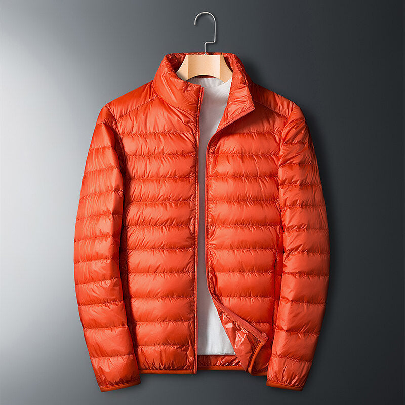 Autumn And Winter Men's Stand Collar Lightweight Down Jacket Autumn And Winter Men's Stand Collar Lightweight Down Jacket