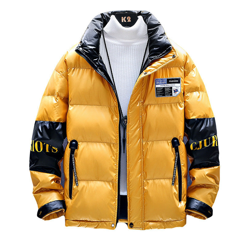 Winter new trendy brand bright face thick cotton clothes Korean version Winter new trendy brand bright face thick cotton clothes Korean version