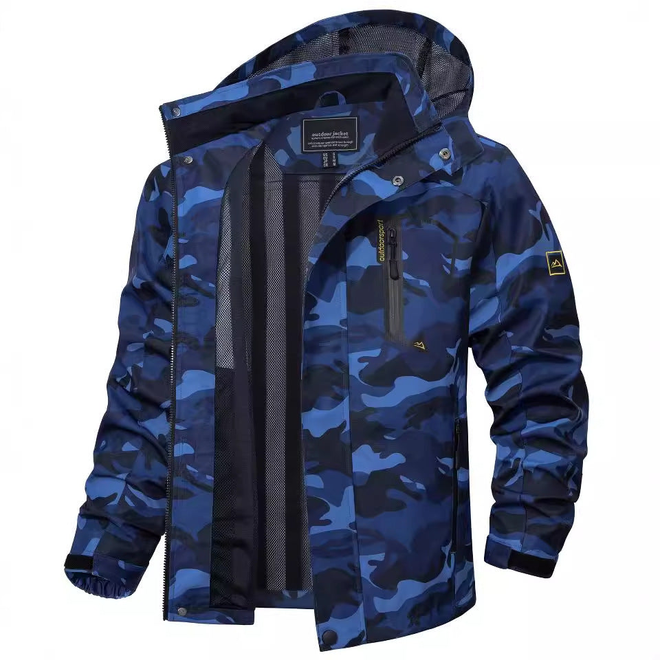 New Casual Fall Men's Long Sleeve Hooded Jacket Coat New Casual Fall Men's Long Sleeve Hooded Jacket Coat