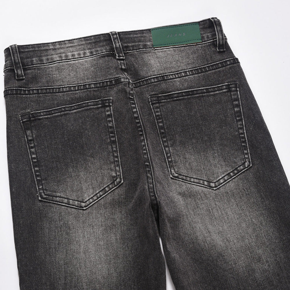 Washed Wear-white Jeans For Men Washed Wear-white Jeans For Men