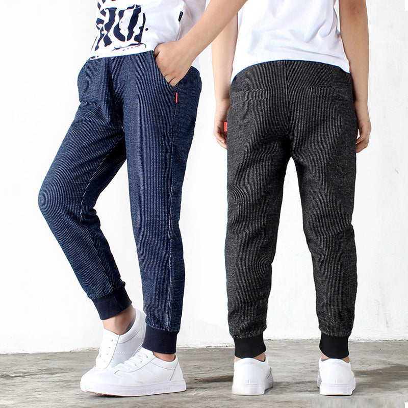 Boys' Trousers Girls' Knitted Children's Pants Casual Children's Jeans Boys' Trousers Girls' Knitted Children's Pants Casual Children's Jeans