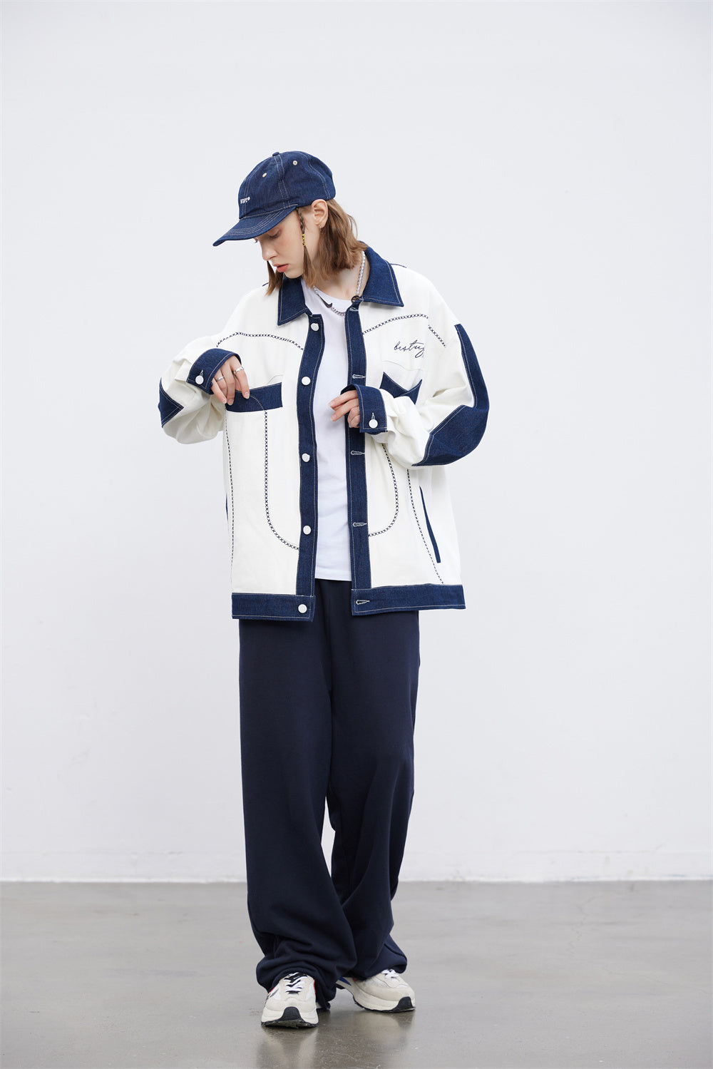 Stitching Wash Jacket For Men And Women Stitching Wash Jacket For Men And Women