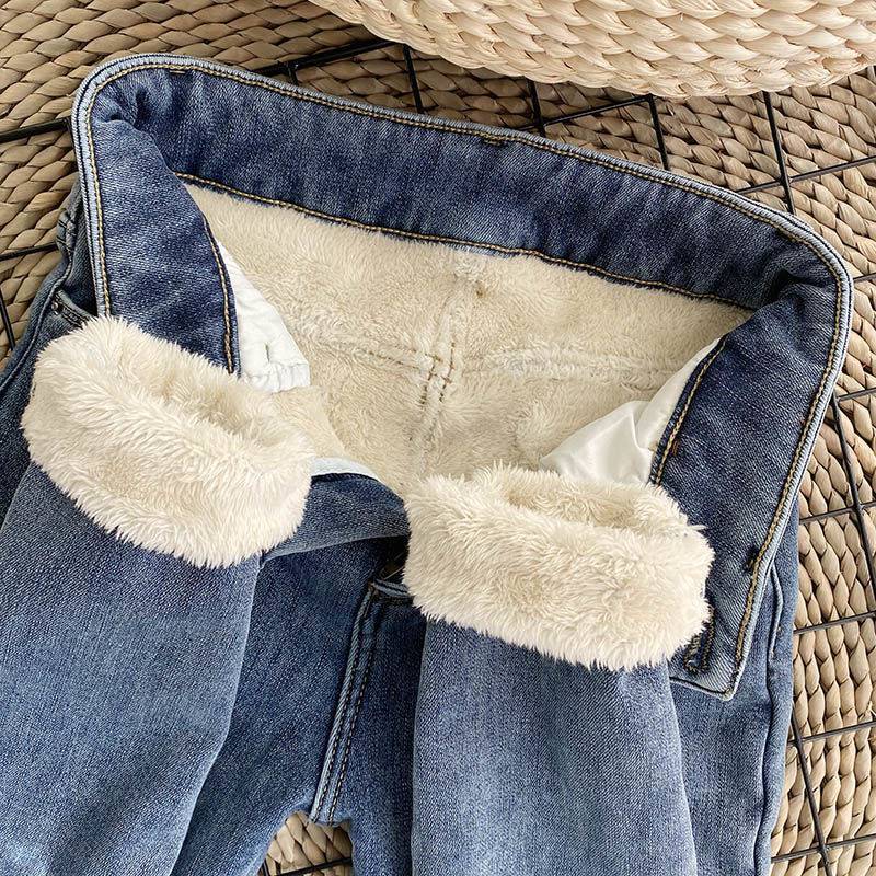 Thick Lambskin Jeans For Women Thick Lambskin Jeans For Women
