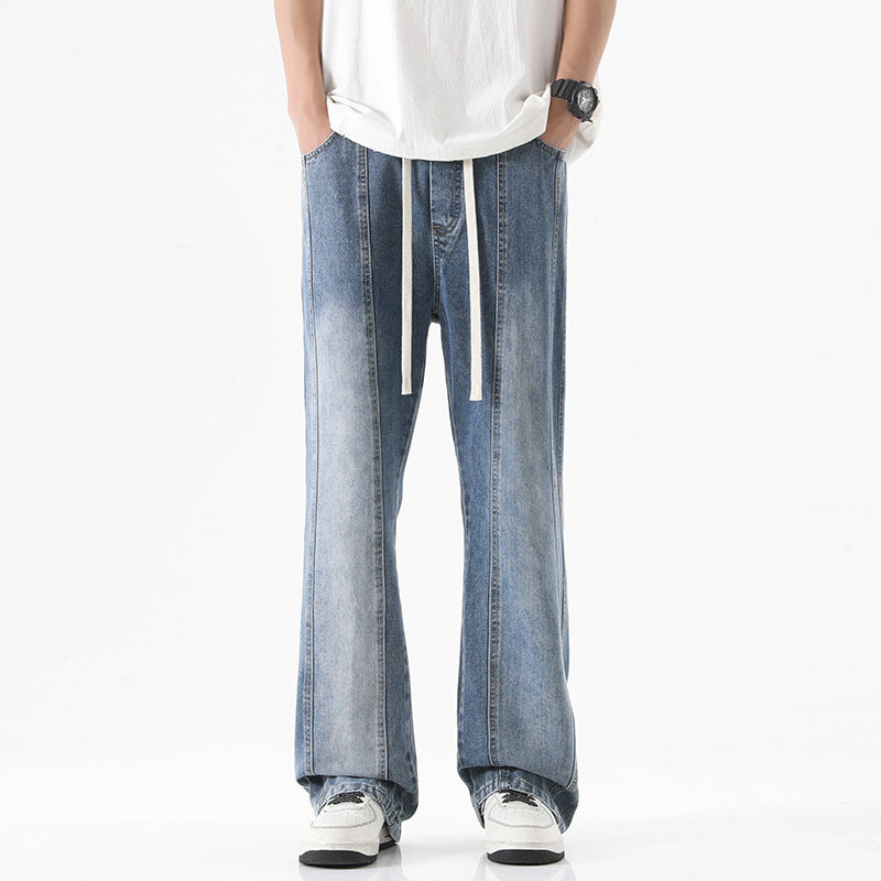 American Fashion Personality Stitching Jeans Men American Fashion Personality Stitching Jeans Men