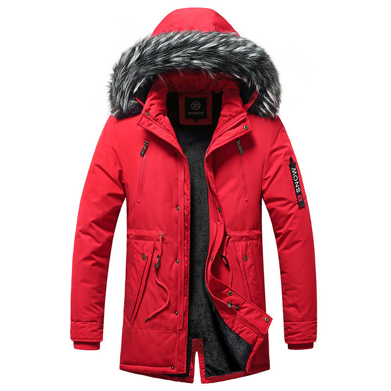 Casual Korean-style Cotton-padded Coat For Men Casual Korean-style Cotton-padded Coat For Men