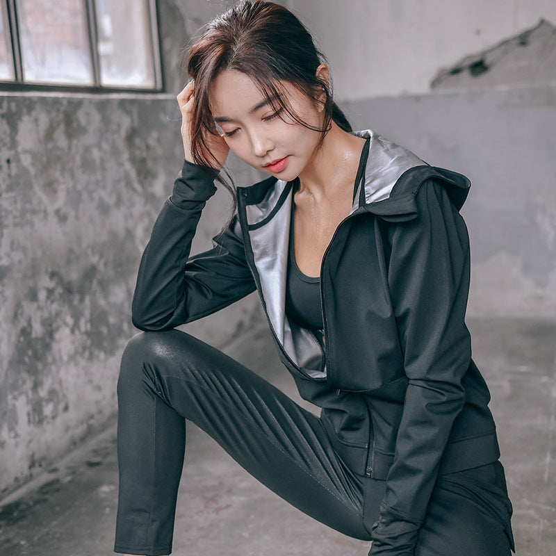 Women's hooded sweatsuit coat Women's hooded sweatsuit coat
