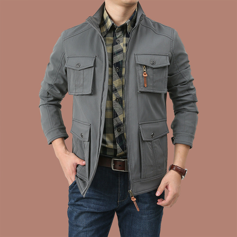 Fashion Work Clothes Men's Leisure Windproof Jacket Fashion Work Clothes Men's Leisure Windproof Jacket