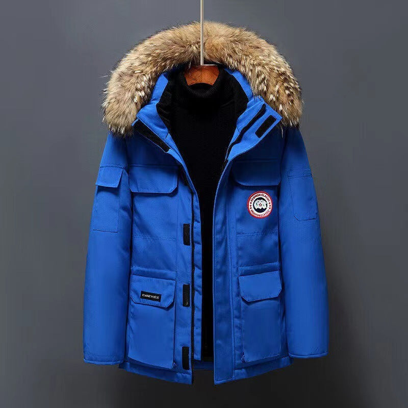 Winter Men's Mid-length Couple Outdoor Winter Men's Mid-length Couple Outdoor