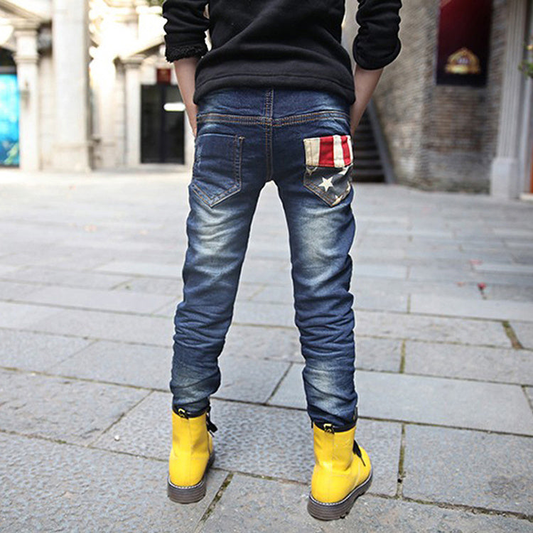 Boy patchwork jeans Boy patchwork jeans