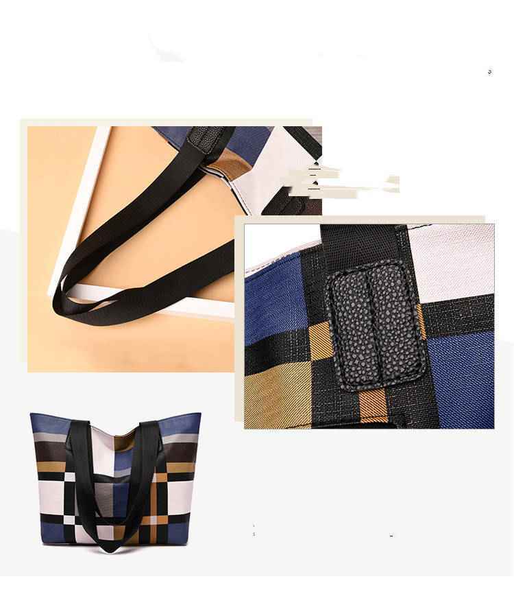 Fashion Women's Shoulder Handbag Plaid Fashion Women's Shoulder Handbag Plaid