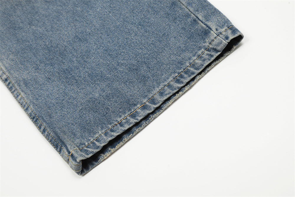 Fashion Dirty Make Old Ripped Jeans For Men Fashion Dirty Make Old Ripped Jeans For Men