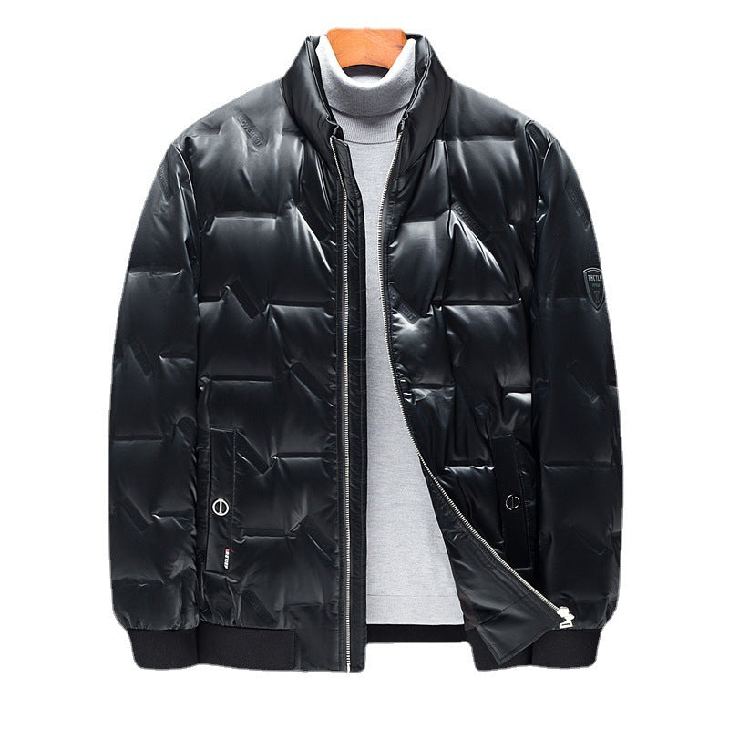 Down Jacket Men's Casual Stand Collar White Duck Down Thickening Down Jacket Men's Casual Stand Collar White Duck Down Thickening