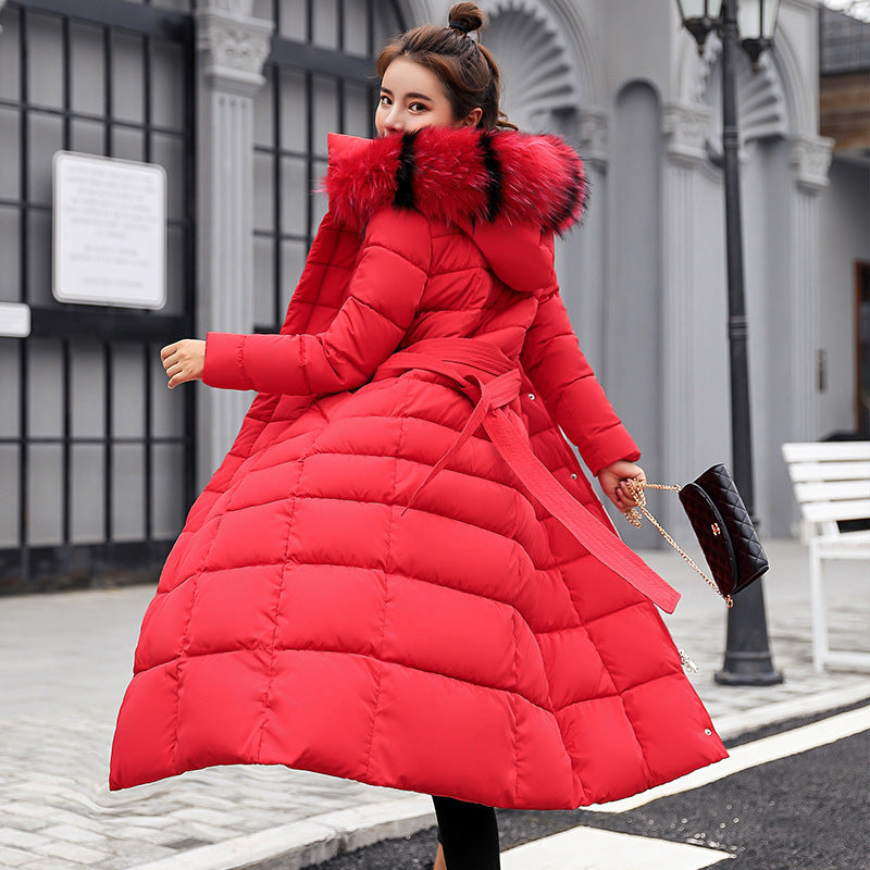 Slim-fit Over-the-knee Padded Cotton Coat Winter Coat Slim-fit Over-the-knee Padded Cotton Coat Winter Coat