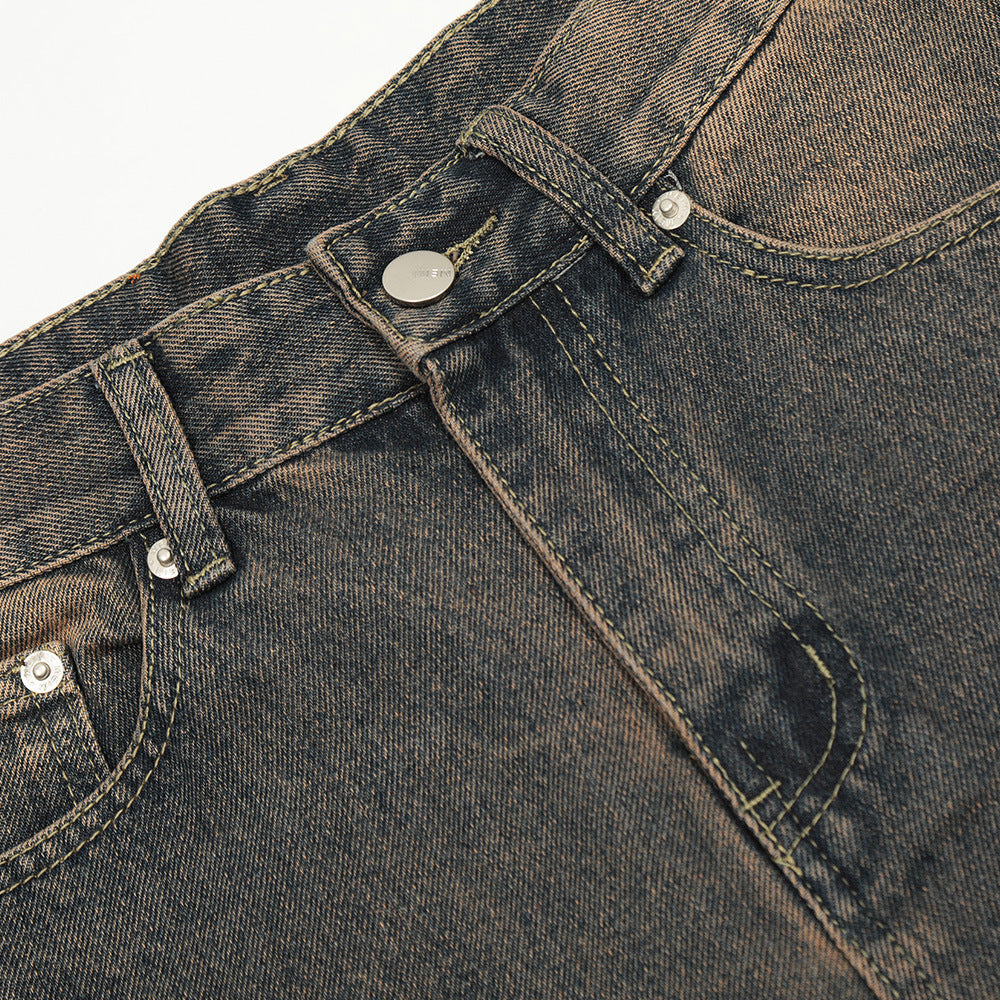 Fashion Side Zipper Slit Jeans For Men Fashion Side Zipper Slit Jeans For Men