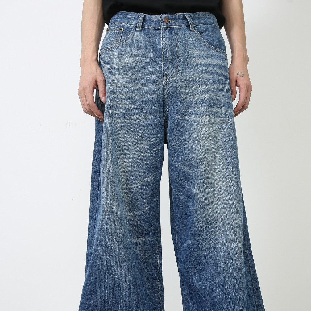Men's American Retro Baggy Straight Trousers Fashion Men's American Retro Baggy Straight Trousers Fashion