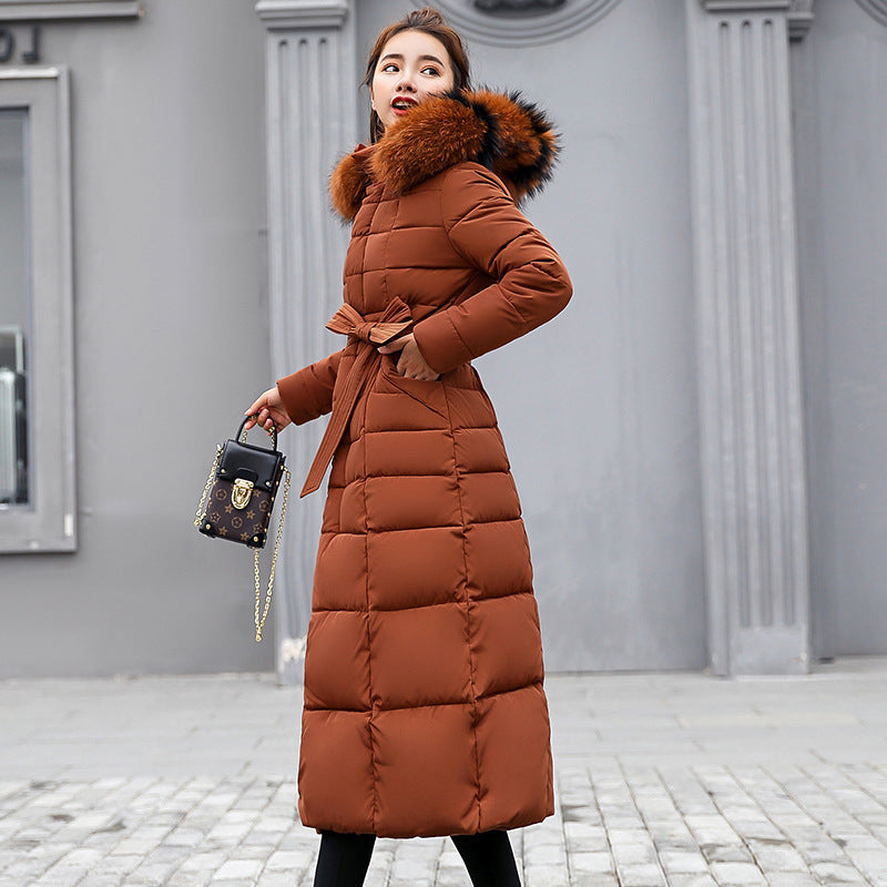 Slim-fit Over-the-knee Padded Cotton Coat Winter Coat Slim-fit Over-the-knee Padded Cotton Coat Winter Coat