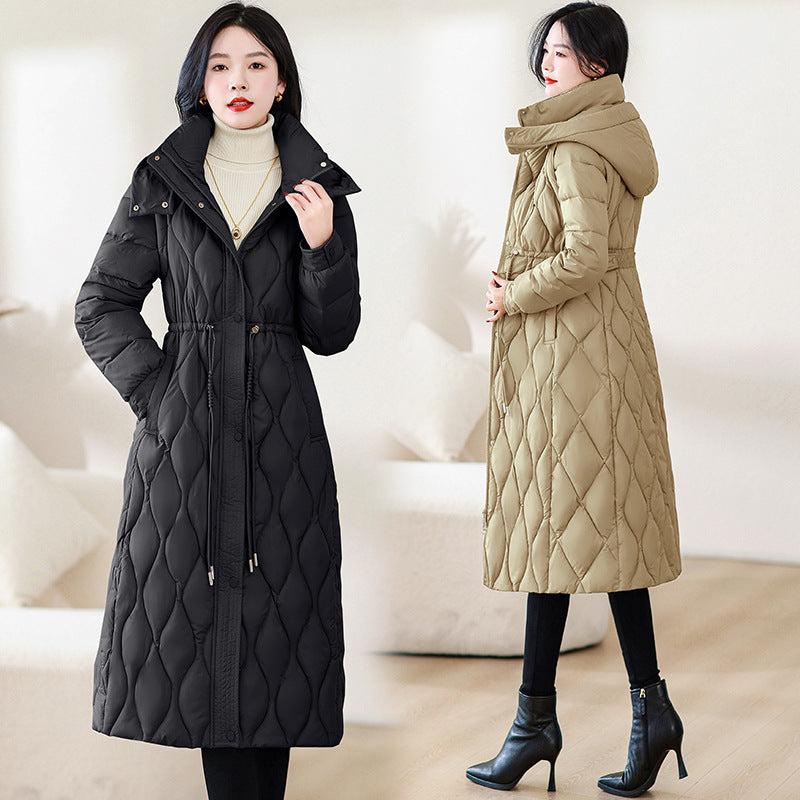 Thickened Cinched Western Style Slim Fit Coat Thickened Cinched Western Style Slim Fit Coat