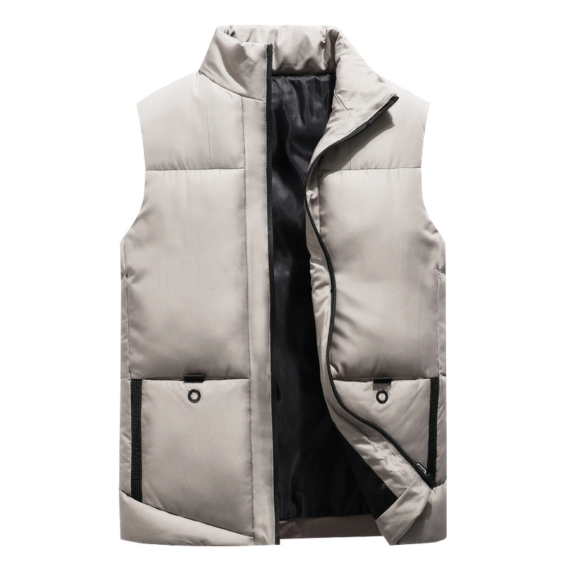 Autumn Men's Casual Cotton Vest Warm Autumn Men's Casual Cotton Vest Warm