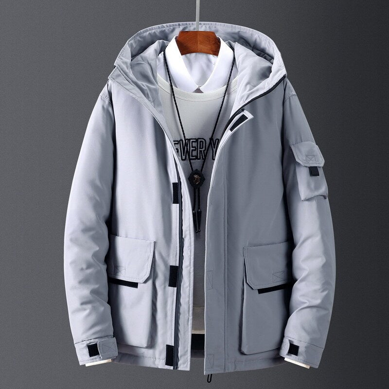 Workwear Down Cotton-padded Coat Winter Loose Trendy Men's Casual Workwear Down Cotton-padded Coat Winter Loose Trendy Men's Casual
