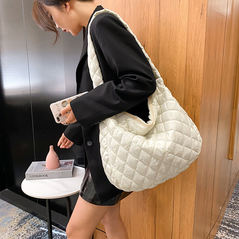 Warm Totes Shoulder Bags For Women Fashion Winter Shopping Bag Warm Totes Shoulder Bags For Women Fashion Winter Shopping Bag
