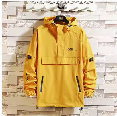 Fake Two Reflective Hoodie Jackets For Men Fake Two Reflective Hoodie Jackets For Men