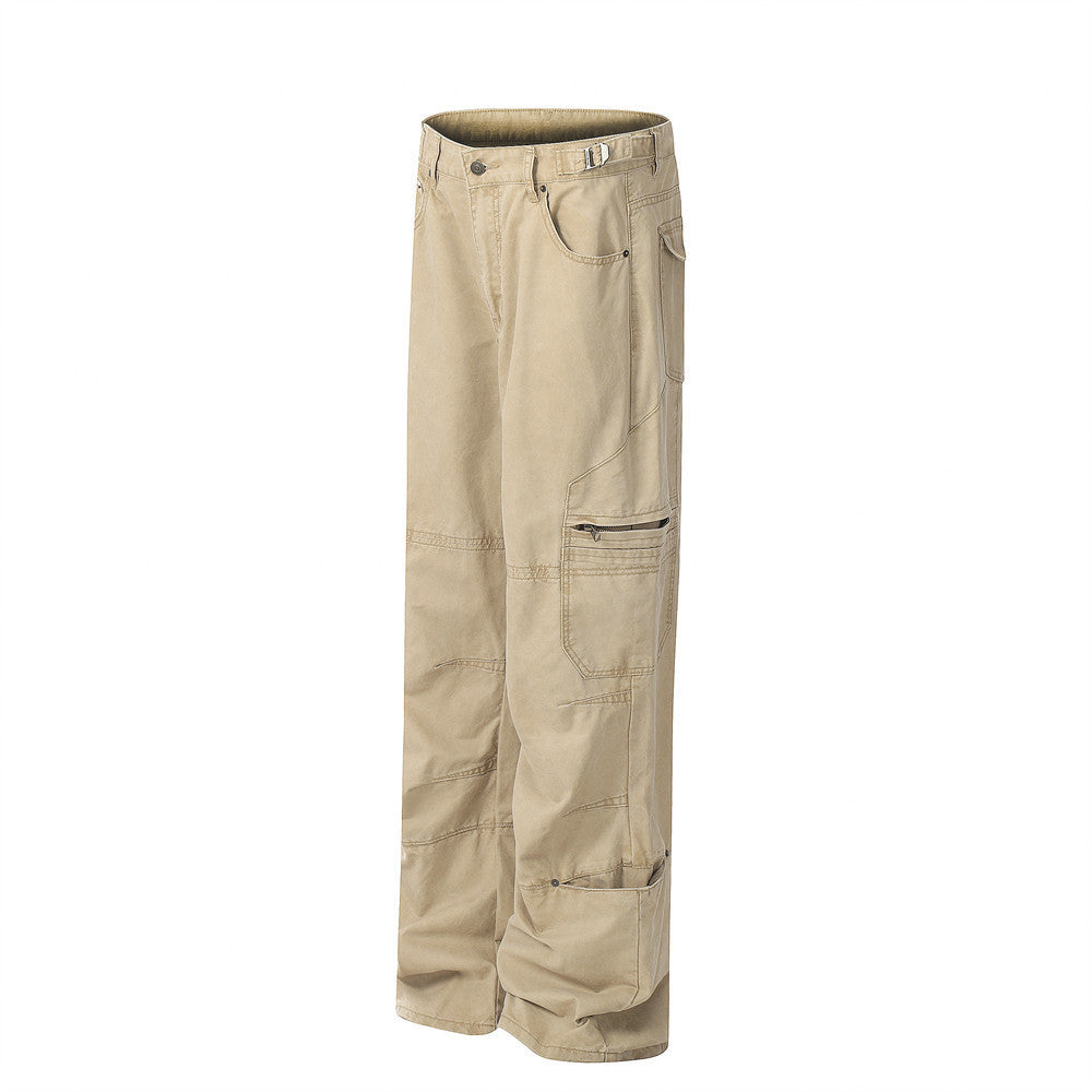 Fashion Personality Multi-pocket Workwear Jeans Men Fashion Personality Multi-pocket Workwear Jeans Men