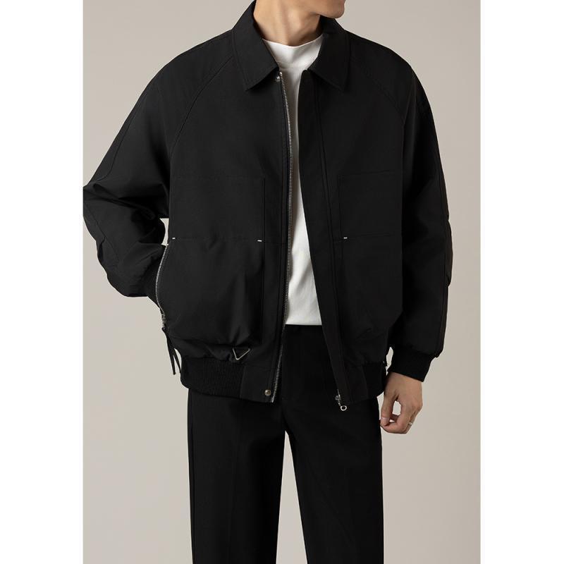 Loose Short Lapels Jacket Men Loose Short Lapels Jacket Men