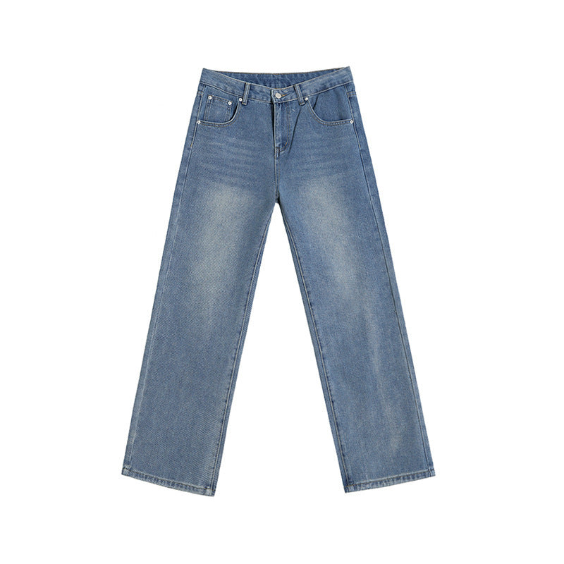 Fashion Personality Retro Washed Jeans Men Fashion Personality Retro Washed Jeans Men