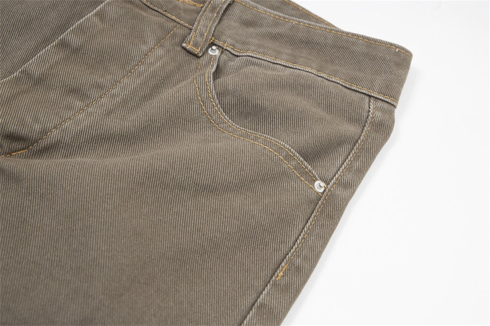 Loose All-matching Jeans Straight-leg Trousers Men Loose All-matching Jeans Straight-leg Trousers Men