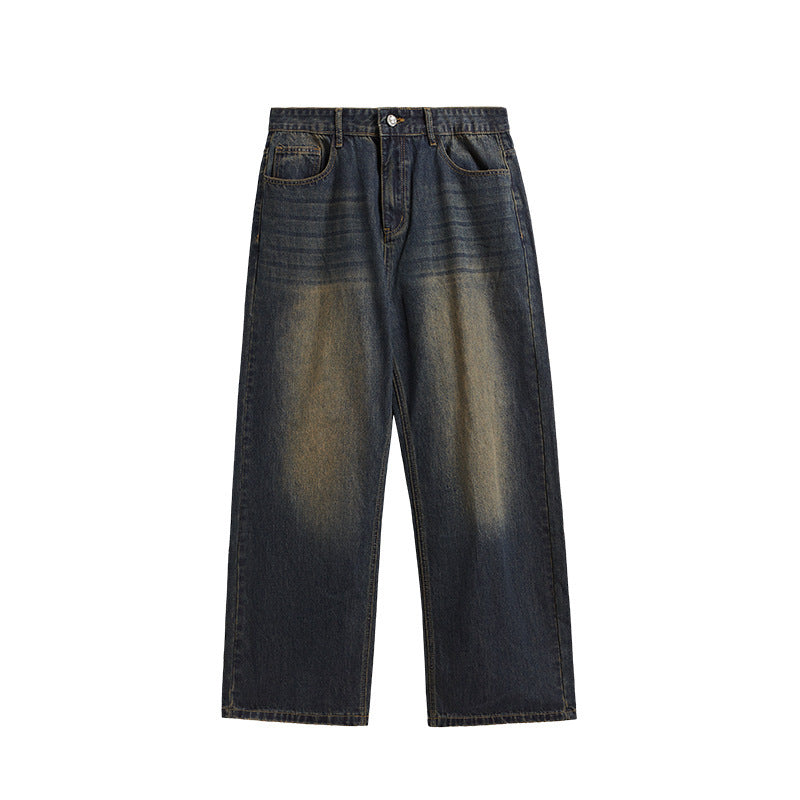 INF Men's Street Retro Wide Leg Jeans INF Men's Street Retro Wide Leg Jeans