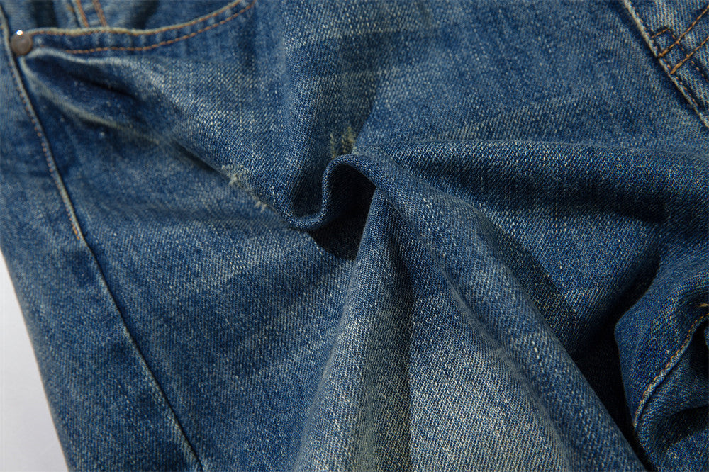 Ripped Washed Wear-white Jeans For Men Ripped Washed Wear-white Jeans For Men