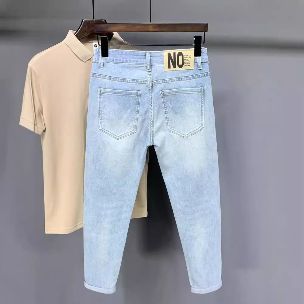 Fashion Brand Casual All-matching Pants Men Fashion Brand Casual All-matching Pants Men