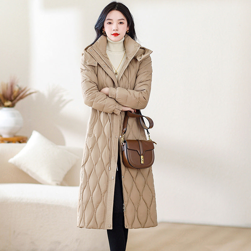 Thickened Cinched Western Style Slim Fit Coat Thickened Cinched Western Style Slim Fit Coat