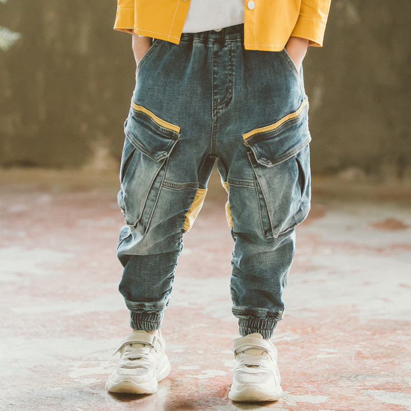 Boys Spring And Autumn Jeans Boys Spring And Autumn Jeans