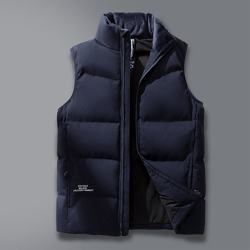 Warm Waistcoat Men's Plus Size Vest Warm Waistcoat Men's Plus Size Vest
