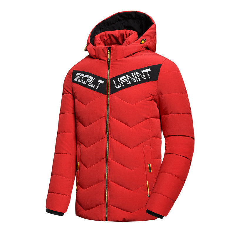 Casual hooded down jacket Casual hooded down jacket