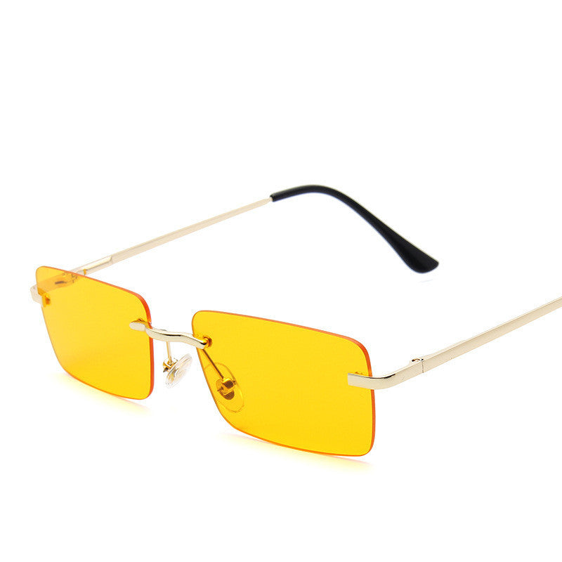 Rimless sunglasses women square Rimless sunglasses women square