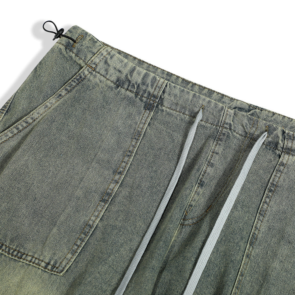 Stylish Multi-pocket Cargo Jeans Men Stylish Multi-pocket Cargo Jeans Men