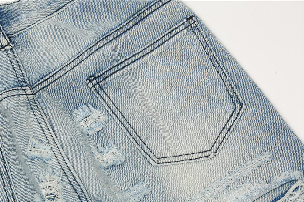 Fashion Flared Washed Jeans Men Fashion Flared Washed Jeans Men