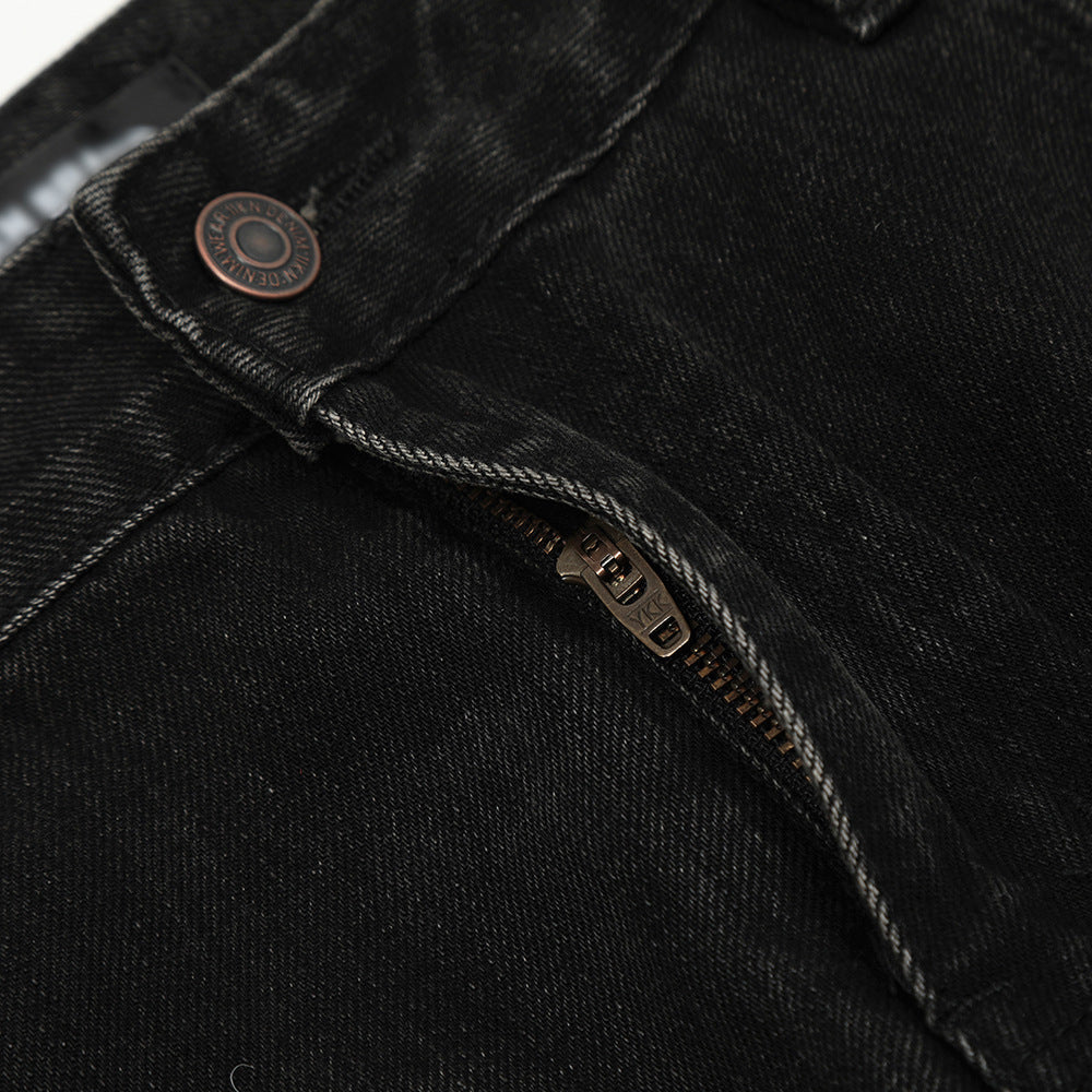 Retro Tattered Jeans Denim Trousers For Men Retro Tattered Jeans Denim Trousers For Men