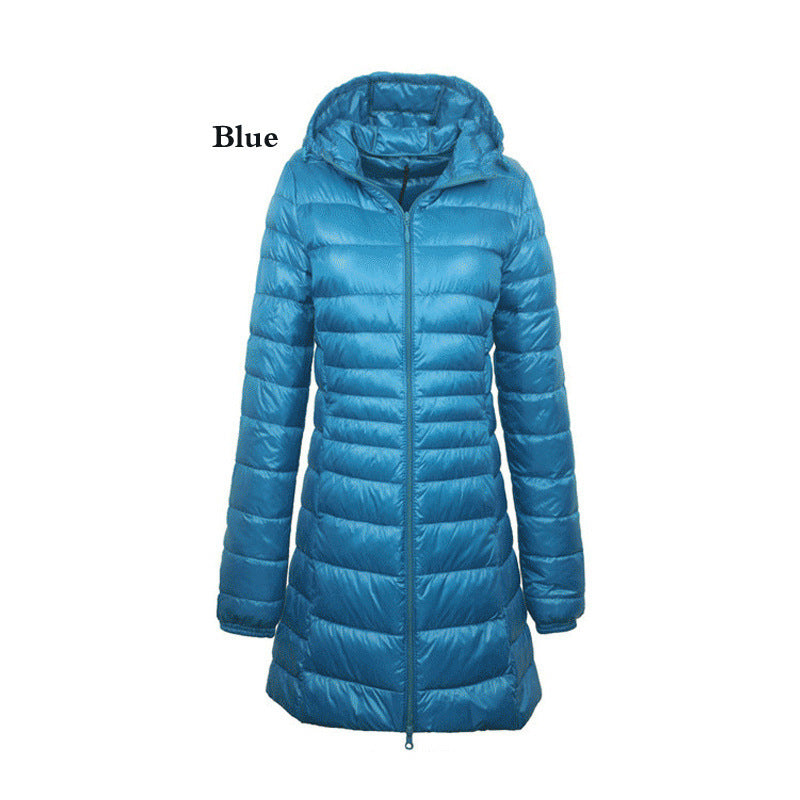 Lightweight Mid-length Plus Size Slim Fit Women's Down Jacket Lightweight Mid-length Plus Size Slim Fit Women's Down Jacket