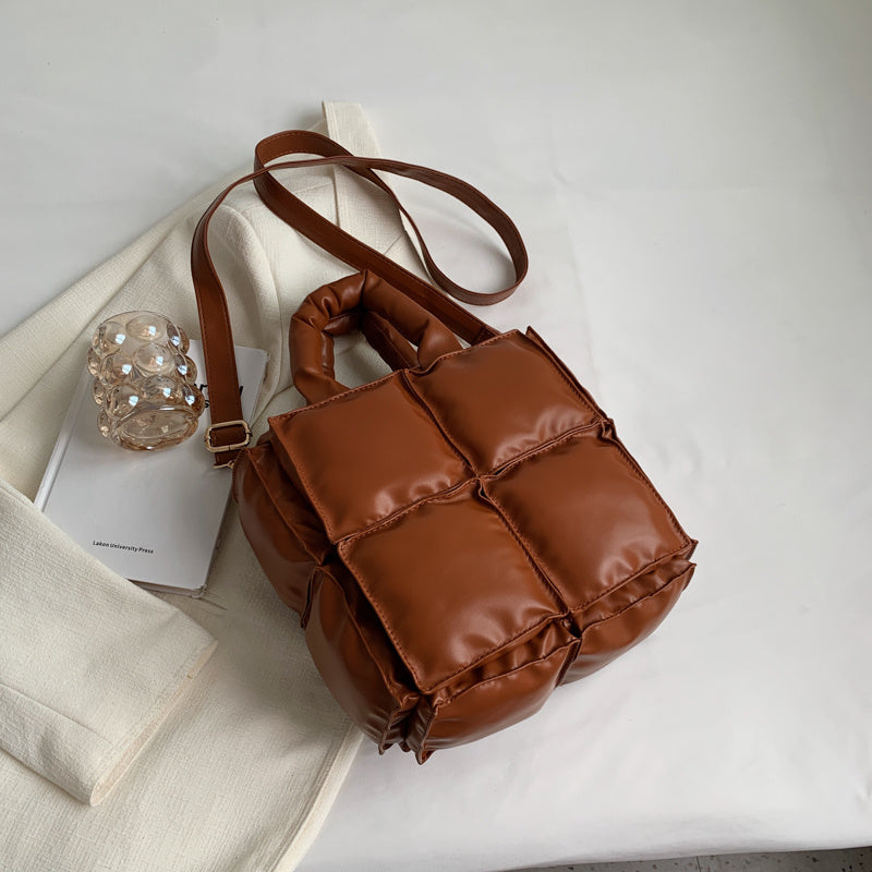 Bag Women's Stylish Plaid Handbag Bag Women's Stylish Plaid Handbag