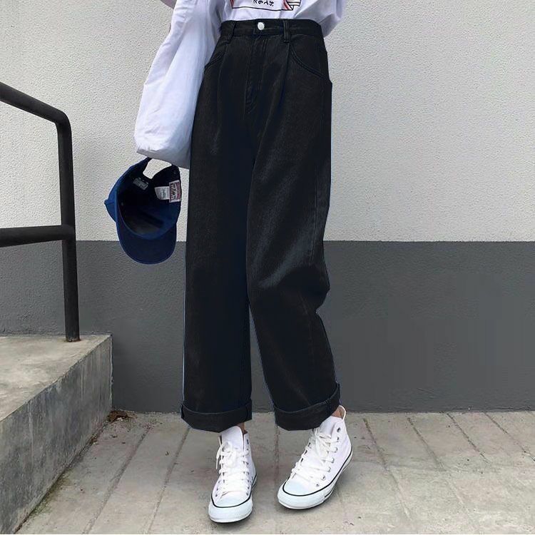 Autumn And Winter New Style Jeans Women Loose Korean Students Autumn And Winter New Style Jeans Women Loose Korean Students