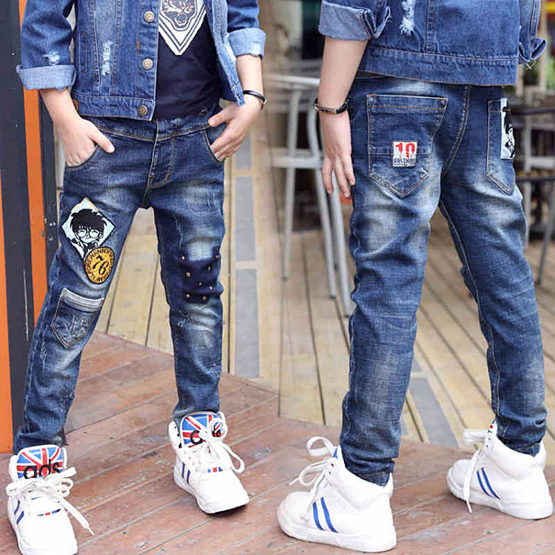 Boys Jeans Autumn And Winter New One-piece Velvet Boys Jeans Autumn And Winter New One-piece Velvet