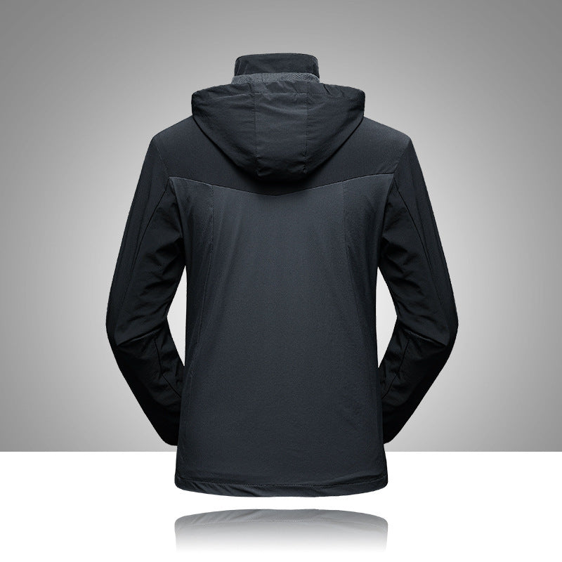 Men Stitching Trendy Elastic Casual Jacket Men Stitching Trendy Elastic Casual Jacket